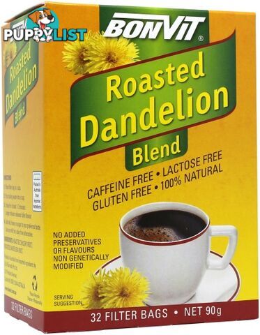 Bonvit Roasted Dandelion Blend 32 Teabags - Bonvit - 9316774153004