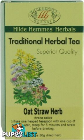 Hilde Hemmes Oat Straw Herb 50gm - Hilde Hemmes Herbals - 9315915006315