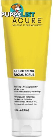 ACURE Brightening Facial Scrub 118ml - ACURE - 854049002064