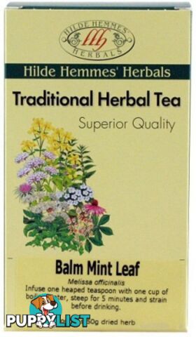 Hilde Hemmes Balm Mint Herb 50gm - Hilde Hemmes Herbals - 9315915006018