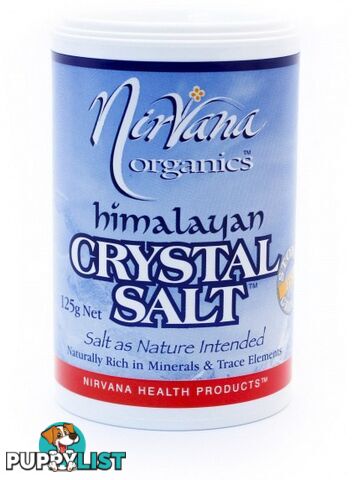 Nirvana Himalayan Crystal Salt Fine in Shaker 125g - Nirvana Organics - 9338196000247