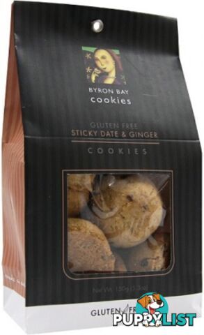 Byron Bay Sticky Date & Ginger Cookies 150g - Byron Bay Cookies - 9320391010183