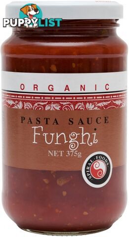 Spiral Organic Fungi Mushroom Pasta Sauce 375g - Spiral Foods - 9312336790021