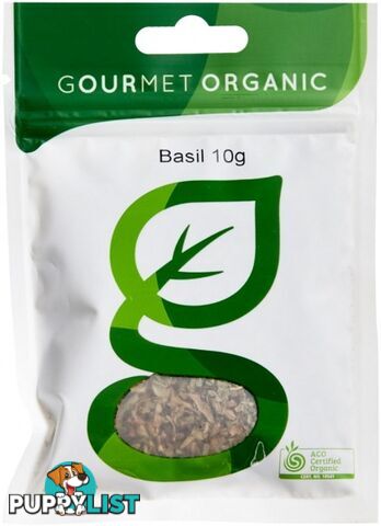 Gourmet Organic Basil 10g  Sachet x 1 - Gourmet Organic Herbs - 9332974000009