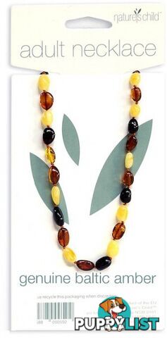 Natures Child Amber Necklace for Adults Mixed Colours - Natures Child - 9336588000592