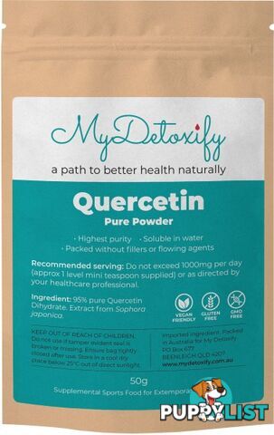 My Detoxify Quercetin  50g - My Detoxify - 0781005732102