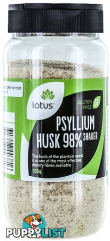 Lotus Psyllium Husks 98% Shaker 150g - Lotus - 9317127003816