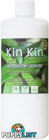 Kin Kin Naturals Eco Dishwasher Powder Lime & Lemon Myrtle 1.1kg - Kin Kin Naturals - 9370510501535