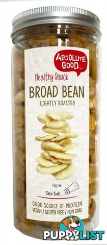 Absolute Good Broad Bean Roasted Sea Salt 150g - Absolute Good - 9334827003205