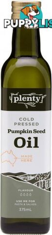 Plenty Cold Pressed Pumpkin Seed Oil 375ml - Plenty - 9311964003312