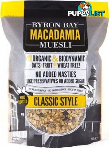 Byron Bay Macadamia Muesli Classic Style 900g - Byron Bay Macadamia Muesli - 799439680708