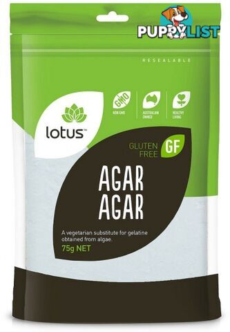 Lotus Agar Agar Powder 75g - Lotus - 9317127061328