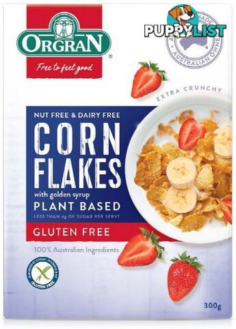 Orgran Corn Flakes Plant Based Cereal  300g - Orgran - 720516025914