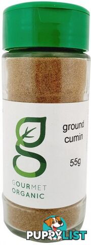 Gourmet Organic Cumin Ground Shaker 55g - Gourmet Organic Herbs - 9332974000672