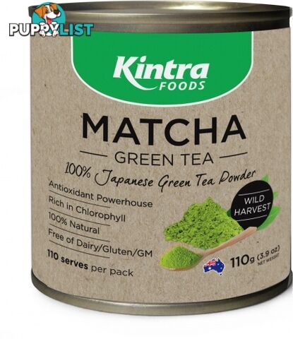 Kintra Foods Matcha 100% Japanese Green Tea Powder 110g - Kintra Foods - 9341709000580