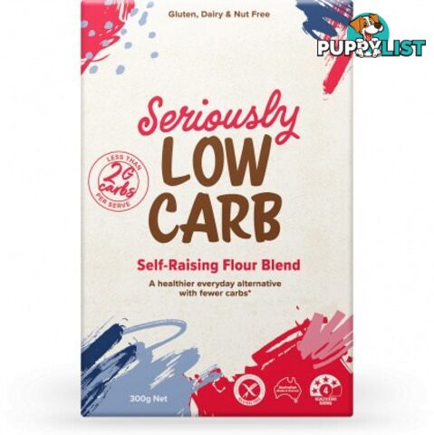 Seriously Low Carb Self Raising Flour Blend  300g - Well & Good - 9337096101115