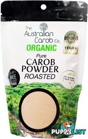 The Australian Carob Organic Carob Powder Roasted 200g - The Australian Carob Co - 609722934985