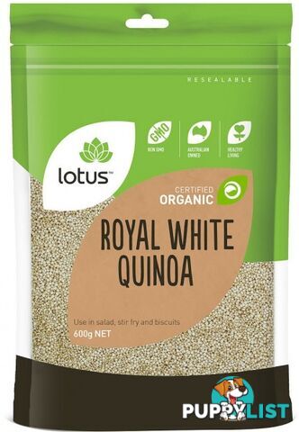 Lotus Organic White Quinoa Grain 600g - Lotus - 9317127640417