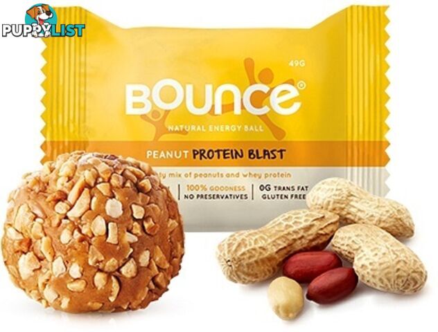 Bounce Peanut Protein Balls  12x49g - Bounce - 9335805000018