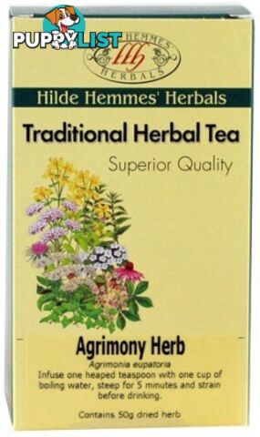 Hilde Hemmes Agrimony Herb 50gm - Hilde Hemmes Herbals - 9315915006001