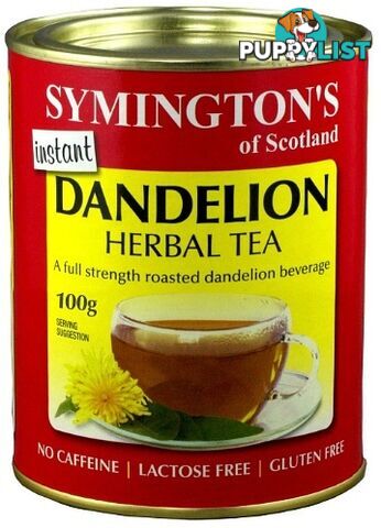 Symington's Dandelion Herbal Tea 100gm - Symington's Dandelion Tea - 9341709000009