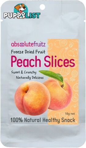 Absolutefruitz Freeze Dried Peach 18g - Absolutefruitz - 9334827002536