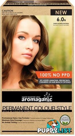 Aromaganic 6.0N  Dark Blonde (Natural) - Aromaganic Hair Products - 9331636004041