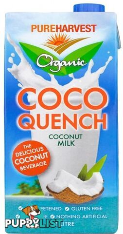 Pure Harvest Organic Coco Quench Coconut Milk 1L - Pure Harvest - 9312231231032