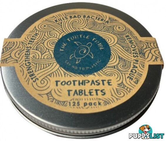 The Turtle Tribe Toothpaste Tablets Mint with Flouride 125Pack - The Turtle Tribe - 794712620709