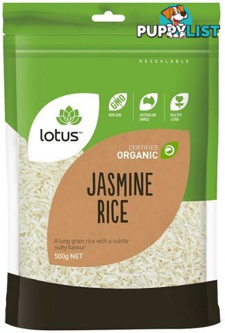 Lotus Organic Jasmine Rice 500g - Lotus - 9317127638704