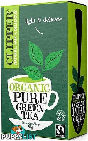 Clipper Green Tea Pure 20Teabags - Clipper Teas - 5021991941634