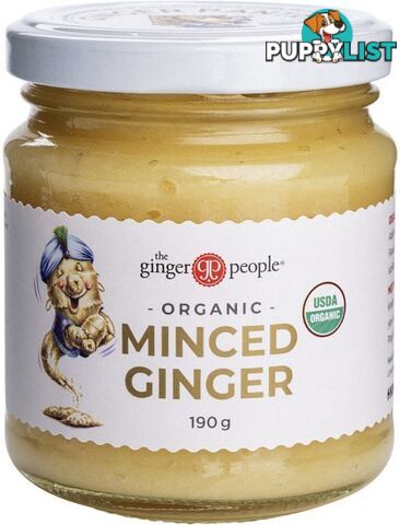 The Ginger People Minced Ginger Organic 12x190g - The Ginger People - 734027984011