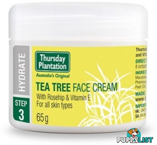 Thursday Plantation Tea Tree Face Cream 65g - Thursday Plantation - 9312146007586