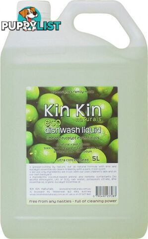 Kin Kin Naturals Eco Dishwash Liquid Lime & Eucalypt 5L - Kin Kin Naturals - 0790490237283