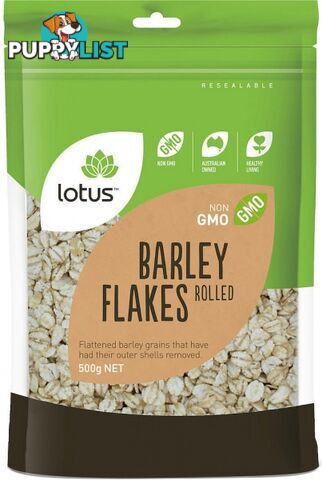 Lotus Barley Flakes Rolled 500g - Lotus - 9317127061274