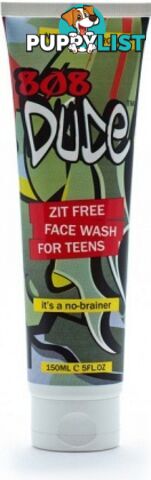 808 Dude Organic Zit Free Face Wash for Teens 150ml - 808 Dude - 9369999303860