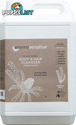 Enviro Sensitive Body & Hair 5L - Enviro Care - 9325937000031