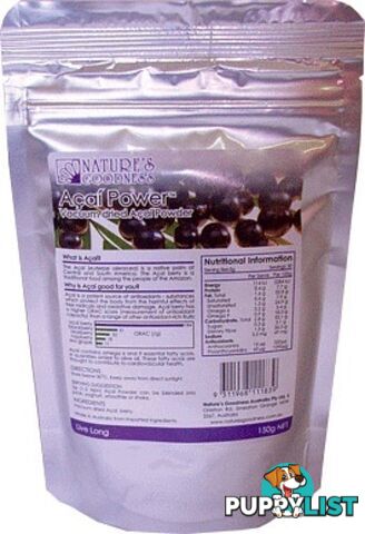 Natures Goodness Acai Power Powder 150g - Natures Goodness - 9311968111839