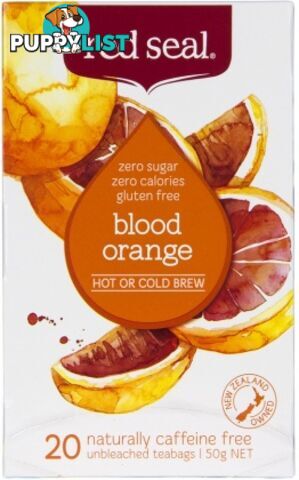 Red Seal (Hot & Cold Brew) Blood Orange 20Teabags - Red Seal - 9415991233107