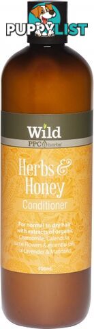 Wild Herbs & Honey Hair Conditioner 500ml - Wild by PPC Herbs - 9327842000311