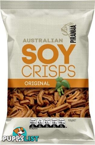 Piranha Soy Crisps Original 100g - Piranha - 9311796531007