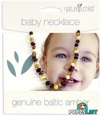 Natures Child Amber Necklace for Baby Mixed Colours - Natures Child - 9336588000431