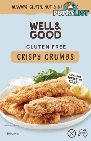 Well And Good Crispy Crumbs 300g - Well & Good - 9337096101320