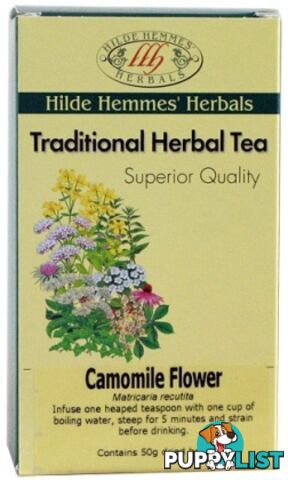 Hilde Hemmes Camomile Flower 50gm - Hilde Hemmes Herbals - 9315915006063