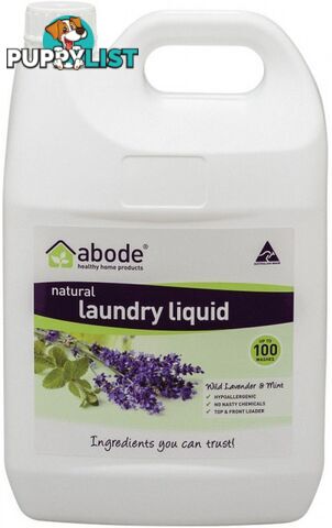 Abode Natural Laundry Liquid Wild Lavender & Mint 4L - Abode - 9343188002062