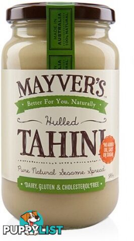 Mayvers Tahini Hulled 385gm - Mayvers - 9310885000141