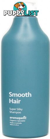 Aromaganic Smooth Hair Super Silky Shampoo 450ml - Aromaganic Hair Products - 9331636004416