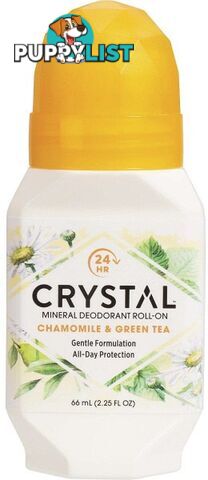 Crystal Roll-On Deodorant Chamomile & Green Tea 66ml - Crystal - 086449253610