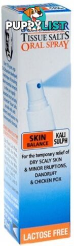 Schuessler Tissue Salts Oral Spray Kali Sulph - Skin Balance 30ml - Martin & Pleasance - 9324294001071