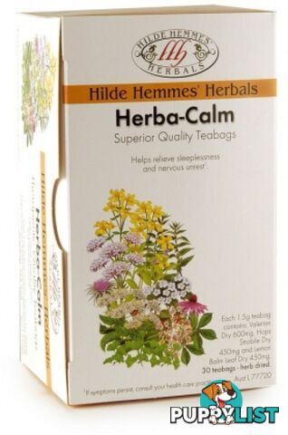 Hilde Hemmes Herba-Calm - 30 Teabags - Hilde Hemmes Herbals - 9315915004168